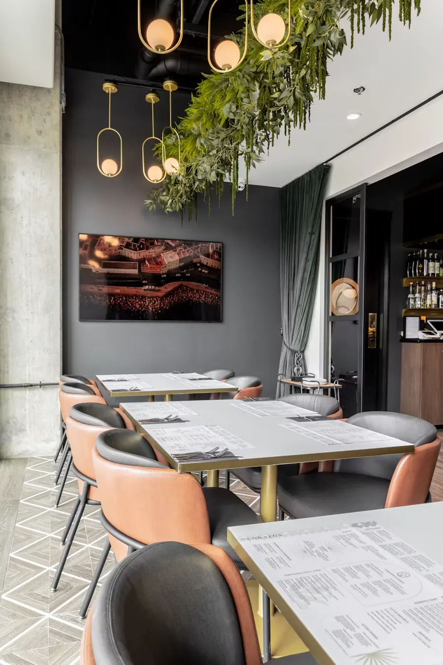 Vira's Indian Kitchen restaurant interior